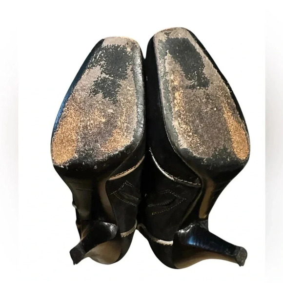 Burberry nova trim black tall boots size 37 - Picture 12 of 15